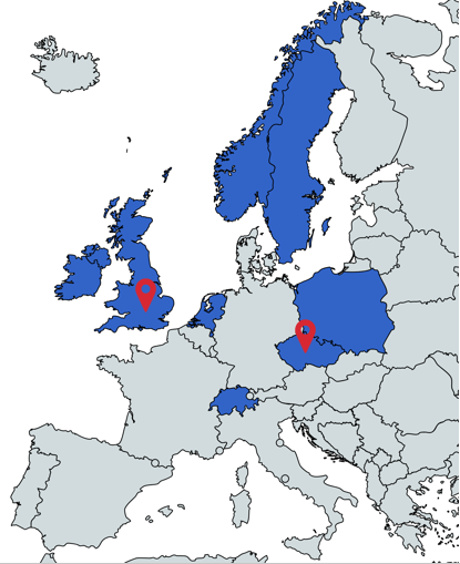 PT Trustees LTD EU Map Locations
